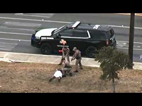 Wild police chase ends in crash
