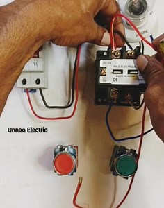 1.1M views · 10K reactions | 2 pole contactor holding circuit #unnaoelectric #electrician #electrical | Unnao Electric | Facebook