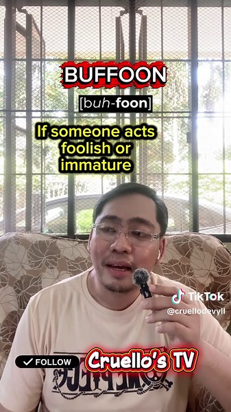 Buffoon #vocabulary #Pronunciation #learnenglish #bisayangdako