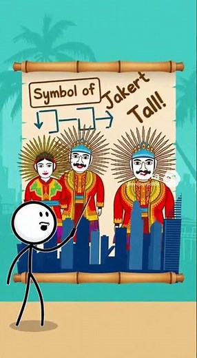 History Of Ondel-Ondel ?! #facts #education #factshorts #ondelondel