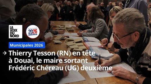 Municipales à Douai : les résultats du premier tour