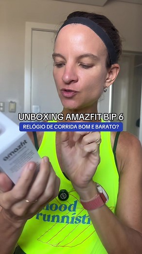 Unboxing AMAZFIT BIP 6: Relógio de Corrida Custo Benefício