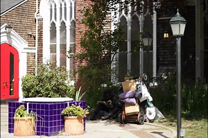 This Church Lets The Homeless Sleep Inside. They Also Offer Blankets And Massages