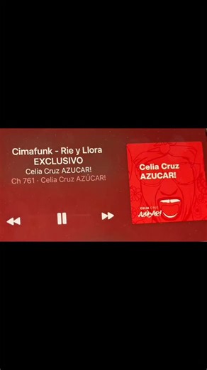 Playing in AZUCAR Radio @siriusxm channel dedicated to Celia Cruz @cimafunk RIE Y LLORA 👏🏼👏🏼👏🏼👏🏼 excellent version | Celia Cruz