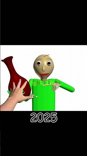 Baldi's New Vase Evolution, but Baldi is voiced by mystman12 #baldisbasics #shorts