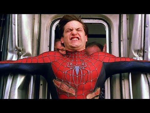 Spider-Man Stops the Train Scene - Spider-Man (2004) Movie CLIP HD