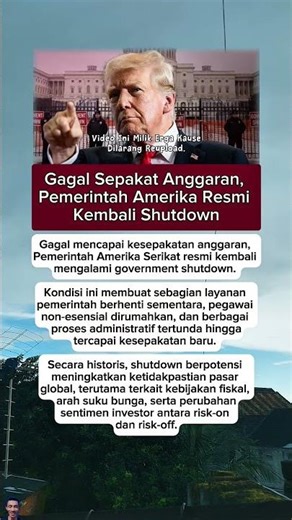 The US government has officially shut down again after failing to reach a budget agreement.