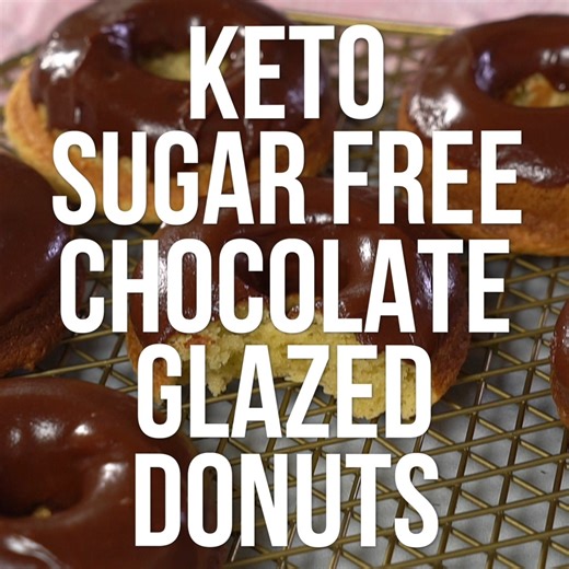 32K views · 261 reactions | These Sugar Free Chocolate Glazed Donuts are low carb, gluten free, keto and are a tasty, non-guilty snack treat! Feel free to swap the almond flour with sunflower seed meal for a nut free option. I updated my printable recipe card since I no longer use the low carb sweetener in this video. | SugarFreeMom.com | Facebook