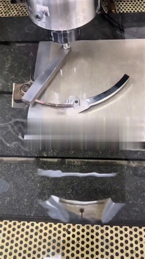kris_molding on Instagram: "New mold parts EDM processing of curved workpieces"