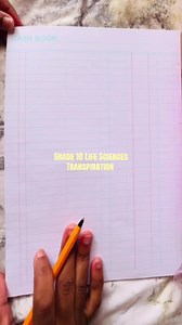 Grade 10 Life Sciences Transpiration Hi this is your favourite life sciences teacher.