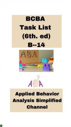 BCBA Task List-- Identify and Distinguish Between Stimulus and Response Generalization.