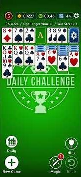 Solitaire Gameplay | Daily Challenge - 14 July 2026 (No Commentary)