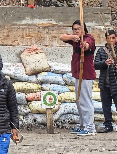 Traditional archery tournament | full focus