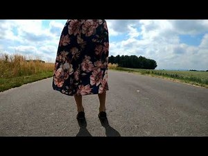 summer dress on wind