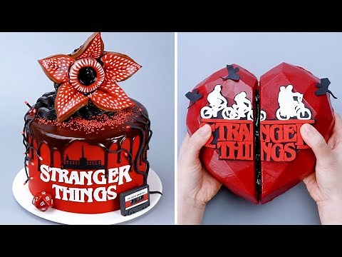 STRANGER THINGS CAKE DIY 2025 | The Upside Down Cakes | Satisfying Cake Decorating Ideas