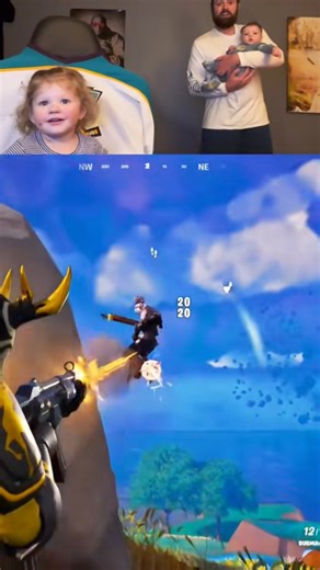 2 Year Old Fortnite Prodigy!! #gaming #fortnite #videogames #gamingreels #fortnitereels | The Perky Bee