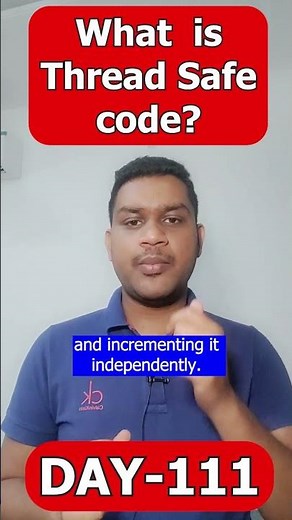 What is Thread Safe code? #java #interview #interviewtips