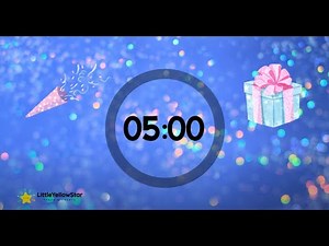 Happy Birthday 5 Minutes Countdown Timer For Kids With Happy Music | Classroom Countdown Timer