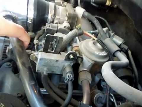 1997 Ford Expedition 5.4L V8 Triton Differential Pressure Feedback DPFE Sensor Location