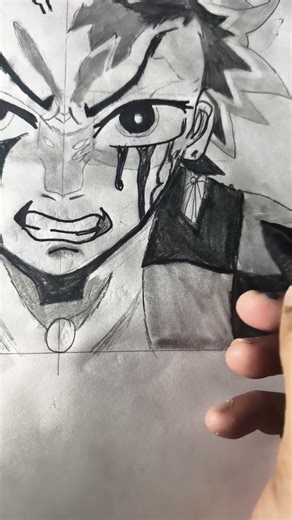 #tanjiro #side #sketch😭😭😭😭