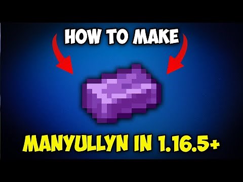 How to Make Manyullyn in Tinkers Construct for Minecraft 1.16.5+