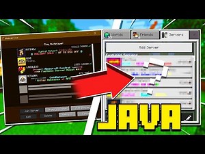 MINECRAFT JAVA & BEDROCK CROSSPLAY SERVERS TO JOIN