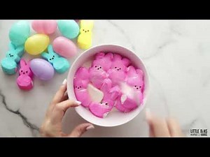 Easter Bunny Peeps Playdough