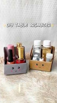 How to make an easy diy table organizer. #shorts #diy