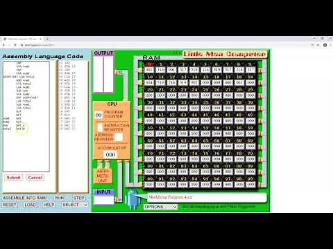 A tutorial on how to multiply using the little man computer.