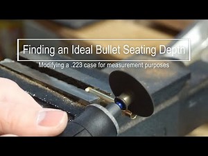 Finding an Ideal Bullet Seating Depth--.223 75gr BTHP