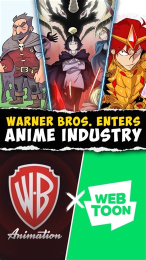 Anime Host on Instagram: "Warner Bros. Animation Co. Producing 10 New Anime #animehost #webtoon #warnerbrosanimation #animenews #animeupdates #animeindia #webtoonanime"