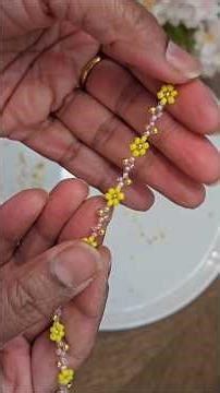 DIY Daisy Chain Bracelet Tutorial | Easy Seed Bead Jewelry for Beginners #beads #bracelet #handmade