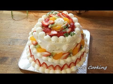 How to make Decorated cake｜Coris cooking