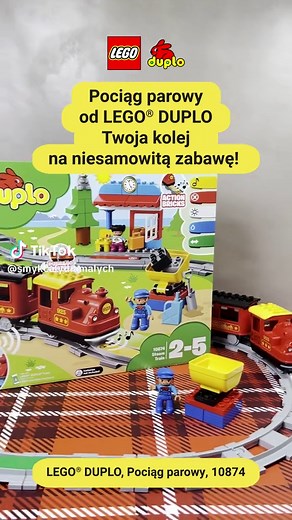 LEGO® DUPLO® Pociąg Parowy - Zabawa i Rozwój