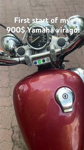 First start of my barnfind yamaha virago 535