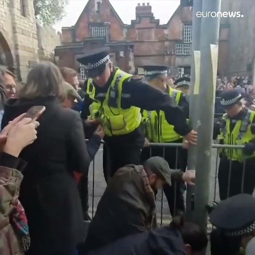 Eggs thrown at King Charles, man detained