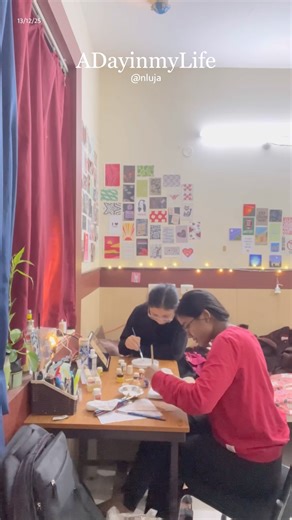 🎨🌆🍲end sems #adayinmylife #finals #finalseason #hostellife #minivlog #youtubeshorts #college