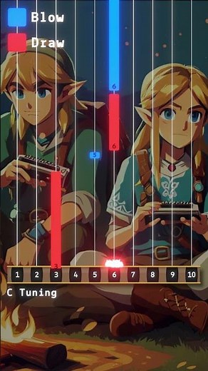 Harmonica Tutorial Kakariko Village - The Legend of Zelda