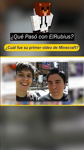 ¿Cómo hizo su Primer Gameplay de Minecraft?😱 La Historia de ElRubius #rubius #elrubius #elrubiusomg