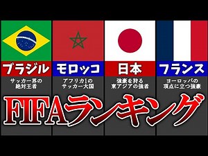 【最新】FIFA世界ランキングTop30 2022年12月22日版