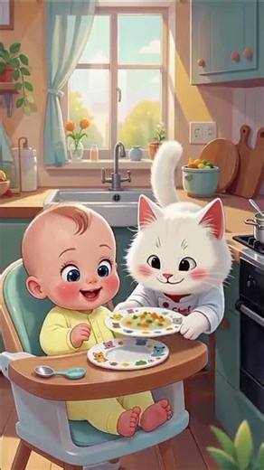 When Baby’s Hungry… Cat Turns Chef