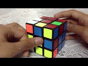 How to solve a rubiks cube using the key hole method