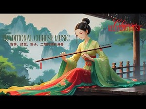 Traditional Chinese Music ⭐ Beautiful Performances of Guzheng, Pipa, Bamboo Flute & Erhu 🎶