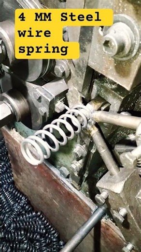 4- Mm Spring, Side Mirror Truck 🚒 Spring, #springplatform #machine #automobile #mahindratruck