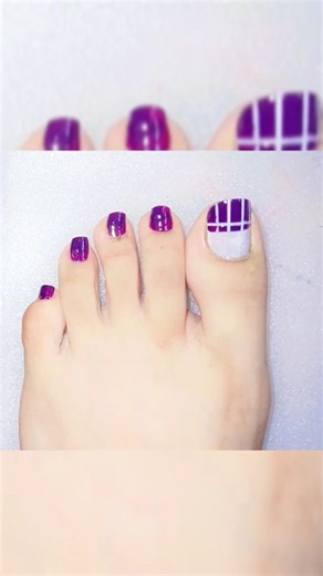 easy nail art without tools💜🤍 #naildesigns #nailart #simplenails #youtubeshorts #ytshorts #shorts