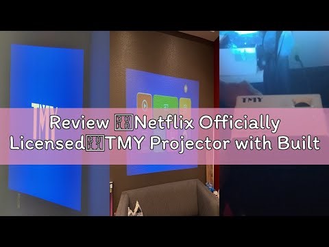 Review 【Netflix Officially Licensed】TMY Projector with Built in Apps, 1080P Movie Projector with WiF