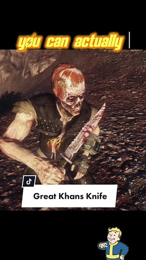 Great Khans buried Knife #falloutnewvegas #fallout #wtf #fyp | fallout new vegas