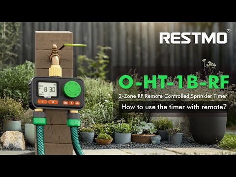 RESTMO Water Timer O-HT-1B-RF---How to use the timer with remote？