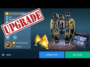 Insane platinum and tokens to upgrade my ultimate Arthur in War Robots !!