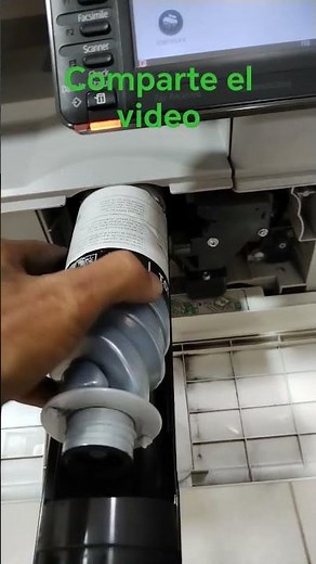 como cambiar tóner ricoh mp 301 - 201-171 #print #ricoh